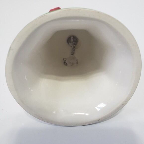 Pfaltzgraff Ornament Christmas Heritage Bell Hanging Porcelain Dated 1992 Vtg - Picture 4 of 7